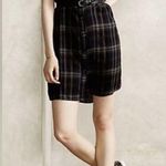 Holding Horses  Anthropologie Cody Shirt Dress XS Oversized Plaid Lyocell Photo 0