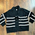 A New Day black and white shawl collar knit cardigan, size XL Photo 4