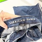 American Eagle High Rise Slit Hem Festival Flare Jeans Blue 12 Photo 2