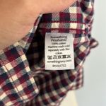 Something Navy  Cropped Flannel Top Photo 7