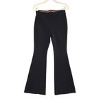 Anthropologie Essential Flare Pant Sz 4 Black Classic Stretch Office Business Photo 2