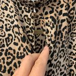 New Look  Animal Print Ruched Mock Neck Midi Dress Size 4 Long Sleeves NWT Photo 7