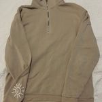If It Were Me Quarter Zip Beige  Photo 0