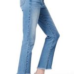 Wrangler  Heritage Crop Raw Step Hem Denim Jeans Blue Size 29 Photo 1