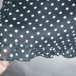 Adiva XL Black White Dot Fitted Frill Top Plus Size 16 Photo 6