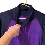 Champion  Purple and Black Long Sleeve Shirt Photo 7