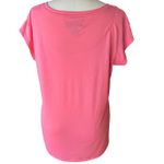 KIM KARDASHIAN Spanish Pink Pocket Tee Hi Low T Photo 2