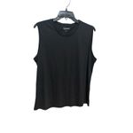 Quince Shirt Womens Large Black Sleeveless Muscle Tank Top Athletic Casual BB9-2 Photo 3