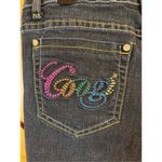 COOGI  Rainbow Back Pockets Jean Shorts Size 9/10 (3214) Photo 4