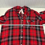 Victoria's Secret Victoria’s Secret Women’s Size XL Two Piece Pajama Set Plaid Christmas Pajama Photo 6