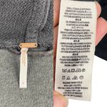 Free People Drape Front Coated Waxed Denim Moto Cropped Jacket Black Zip Cuffs 4 Photo 10