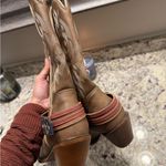 Durango  Women’s Brown Leather Embroidered Western Cowboy American Flag Boots New Photo 4