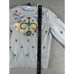 Brooks Brothers  Sweater‎ Women XS Embroidered Floral Photo 3