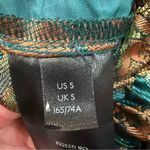 Maeve  x Anthropologie Melyssa Floral Metallic Tapestry Trouser Pant Womens Small Photo 10