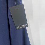 Eloquii  Dress Size 20 Navy NWT Midi Stretch Sleeveless Ruched Bodycon Plus Curvy Photo 4