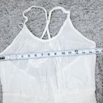 prAna  Fernie Wide Leg Jumpsuit White Tencel Modal Beach Flowy Women's Size XS Photo 9