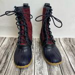 L.L.Bean Women's Explore the Maine Woods Quilted Bean Boots Winter Duck Patch 6 Photo 3