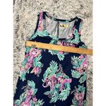 Lilly Pulitzer Dress Small Navy Blue Raylee Tank Inky Peanut Gallery Elephant Photo 6