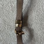 Vintage Accessories by Pearl tan embossed leather gold Photo 0