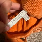 Seafolly Sunray Knit Short Mandarin Orange- Size Large Photo 4