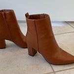 Shoedazzle Tan Pointed Toe Booties Photo 0