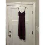 Anthropologie Anthropolgie Slim Knit Midi Dress Smoked Plum Purple Size XS Wedding Cocktail Photo 9