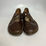 Naot Matai mary Jane style‎ shoes brown & gold leather size 37 Photo 1