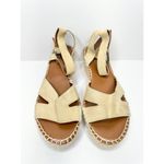 Franco Sarto  Sandals Women’s Espadrilles Size 9 in‎ Sand Open Toe Wedges Photo 4