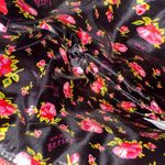 Betsey Johnson Red Embroidered Hearts Crossbody Purse Bag Faux Leather Zip Close Photo 2