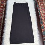 Abercrombie & Fitch Abercrombie Black Rib Midi Pencil Skirt Photo 6