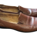 Natural Soul Softspots Leather Loafers Comfort Slip On Casual Brown Shoes size 7.5 Photo 0