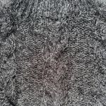 Sage The Label Black Backless Fuzzy Eyelash Turtleneck Sweater in XS EUC Photo 3