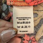 Free People Tallula Poppy Orange Deep-V Mixed Floral Boho Dress Size S Photo 8