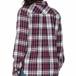 Well Worn Ladies' Flannel Button-Up Shirt Berry Plaid
Size Small Photo 1