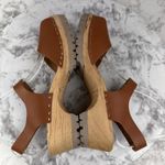 MIA  Sweden Womens Anja Open Toe Clog Size 40 US 9 Luggage Brown Leather Photo 5