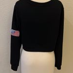 Perfashion USA Cropped Pullover Blue Size M Photo 2