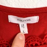 Maurice's 5/$25 Ruffle Blouse in Red Photo 4