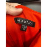 Marina Cold Shoulder Waist Tie Overlay Jumpsuit size 16 NWT (b45 ) Photo 5