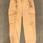 Khaki Cargo Pants with Belt Tan Photo 0