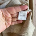 Tuckernuck  Long Sleeve Linen Blend Oversized Polo‎ Sweater Sz L/XL Tan Photo 3