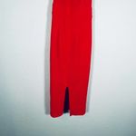 Lulus  Red Flirty Night Slit Dress NWT Photo 3