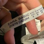 ZARA pull-on asymmetric black skirt medium Photo 5