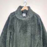 Lululemon  Warm Restore Sherpa‎ Pullover Balloon Sleeve Olive Green M/L Photo 1