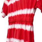 Nike Coral & White Tie Dye Striped Organic Cotton Tee Dress Women's Size XS NWT Photo 10