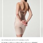 Spanx Suit Your Fancy Strapless Cupped Mid-Thigh Bodysuit, BRAND NEW,Small, $148 Photo 10
