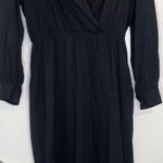 Moda International Black Vintage Long Sleeve Dress Photo 13