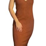 Banana Republic  Factory Sweetheart Knit Midi Dress Size S Photo 0