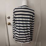 J.Crew Striped Long Sleeve T-shirt L Nautical Costal Grandma Neutral Preppy Photo 2