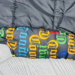 COOGI  Puffer Vest Full Zip Black jacket vest w/ rainbow logo sleeveless shirt sm Photo 2