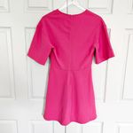 Ganni Ottoman Stretch Suiting Mini Dress in Bubblegum Pink Photo 8